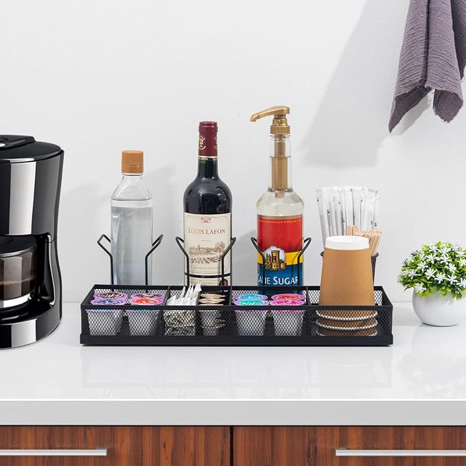 Coffee Bar Organizer, Coffee Station Organizer - Image 4
