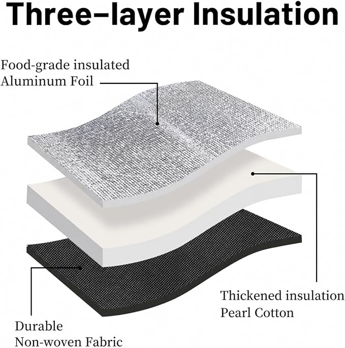Bodaon XXXL Insulated Food Delivery Bag Set - Image 9