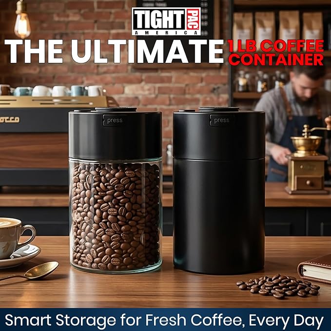 COFFEEVAC Pump It Out Airtight Coffee Container - Image 2