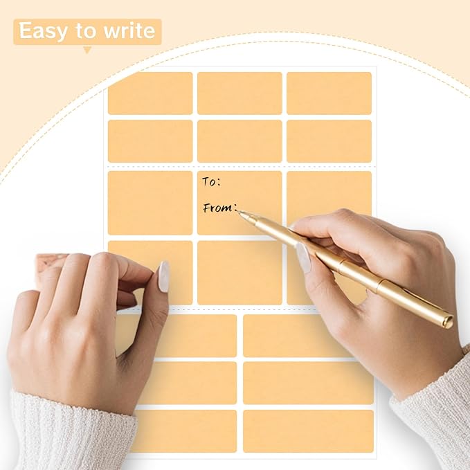 540Pcs Removable Food Labels, 3 Size Labels - Image 4