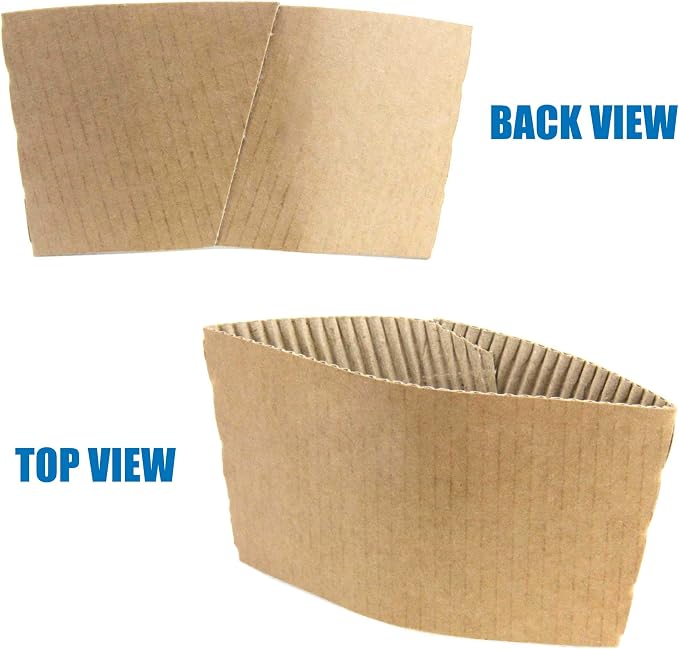 FMP Brands Kraft Coffee Cup Sleeves Disposable - Image 5