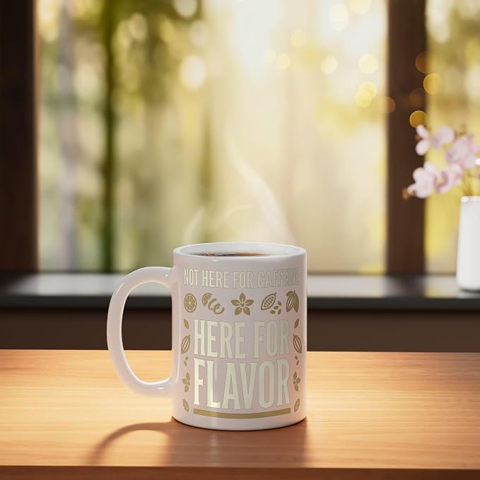 Coffee Cupping Tasting Specialty Coffee Nerd Flavor Profile Ceramic Mug - Image 3