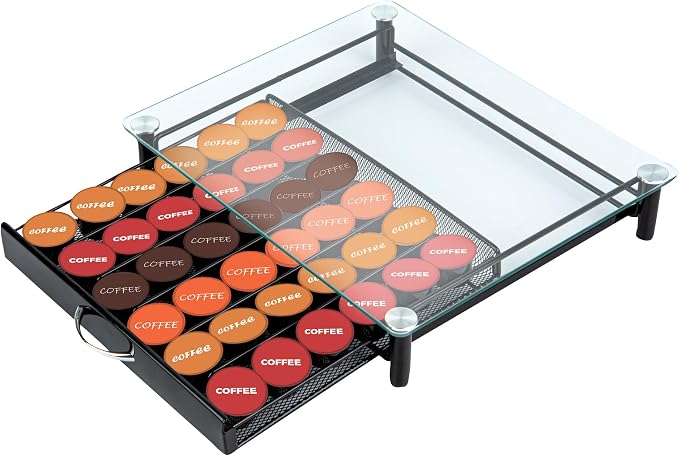 Restaurantware Restpresso 14.4 x 12.3 x 2.8 Inch Coffee Capsule Drawer 1 - Image 8