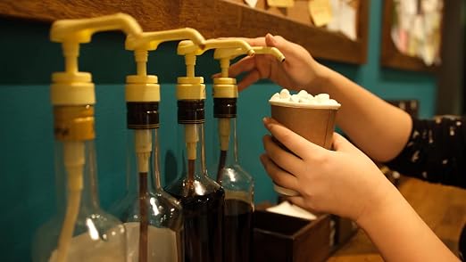 By The Cup Universal Gold Coffee Syrup Pump - Image 2