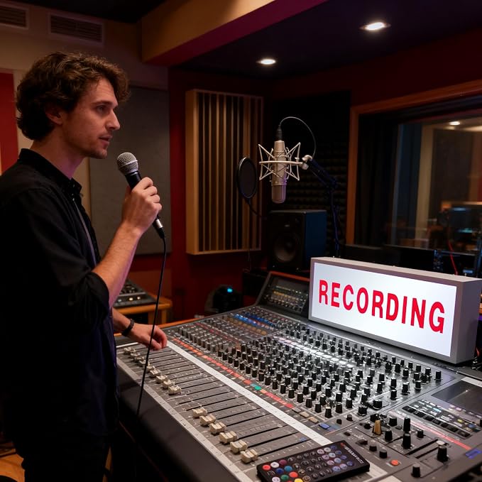 RECORDING Studio LED Light, Illuminated Sign, Many Lighting Modes Wireless Using - Image 6