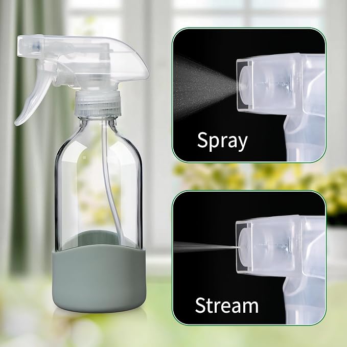8oz Clear Glass Spray Bottles - Image 7