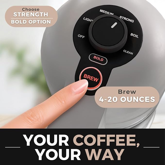 VINCI Micro Café Smallest Single-Serve Glass Coffee Brewer | Compatible - Image 8