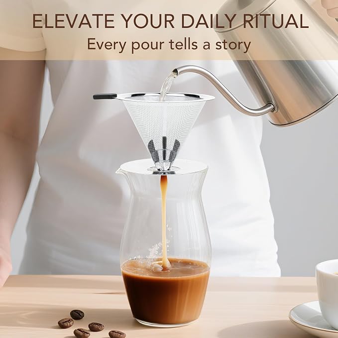 Premium Pour Over Coffee Dripper - Image 7