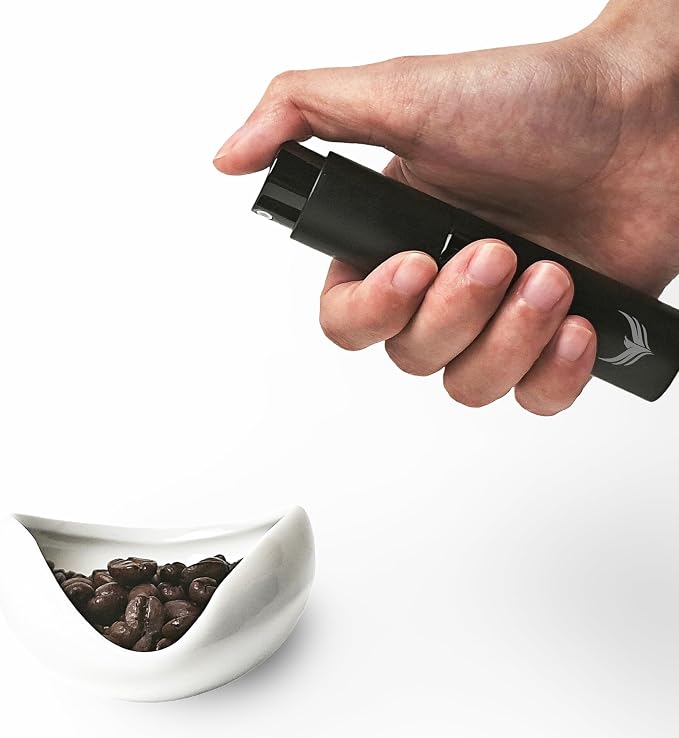 Coffee Bean Dosing Cup and RDT Spray Bottle, Ceramic Espresso Dosing Bowl by KNODOS