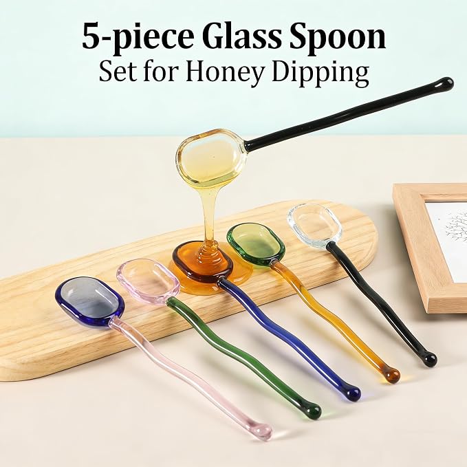 Glass Spoons 5/6 Pieces - Image 9