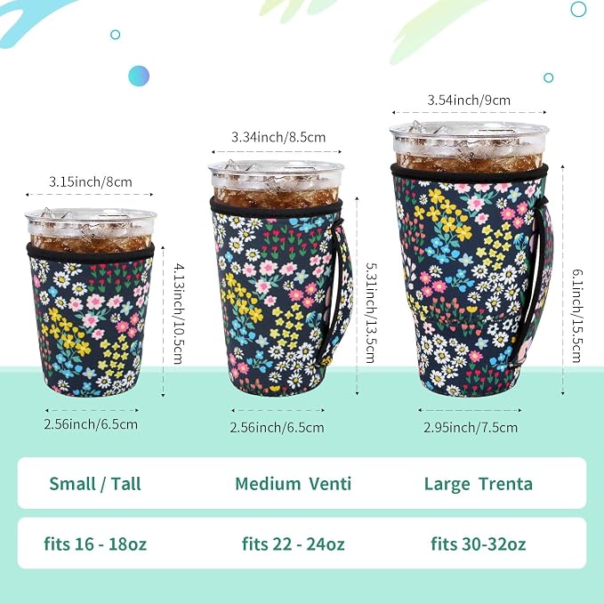 Iced Coffee Sleeve Insulator Sleeves - Image 2