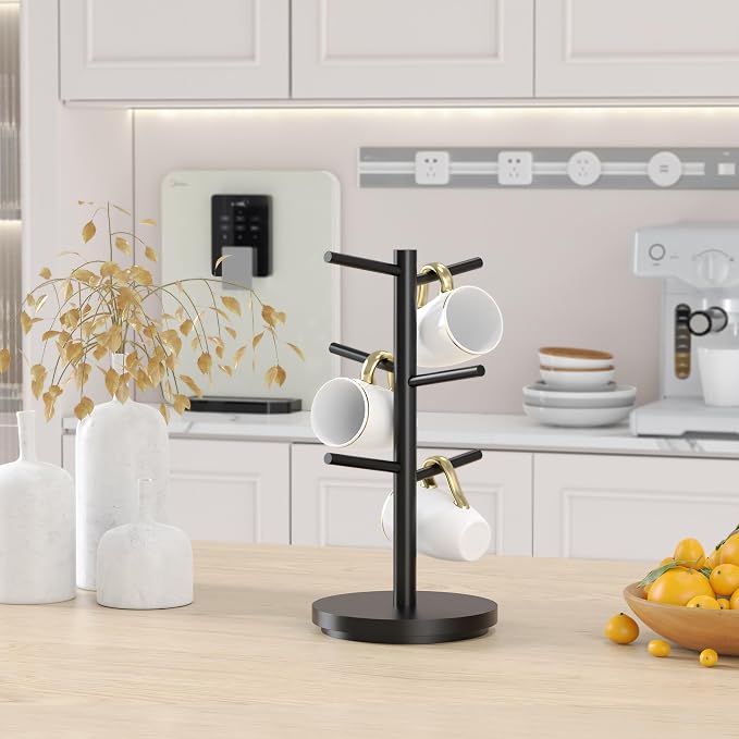 Wisuce Coffee Mug Holder Tree Upgraded 360Rotated Cup Holder - Image 8