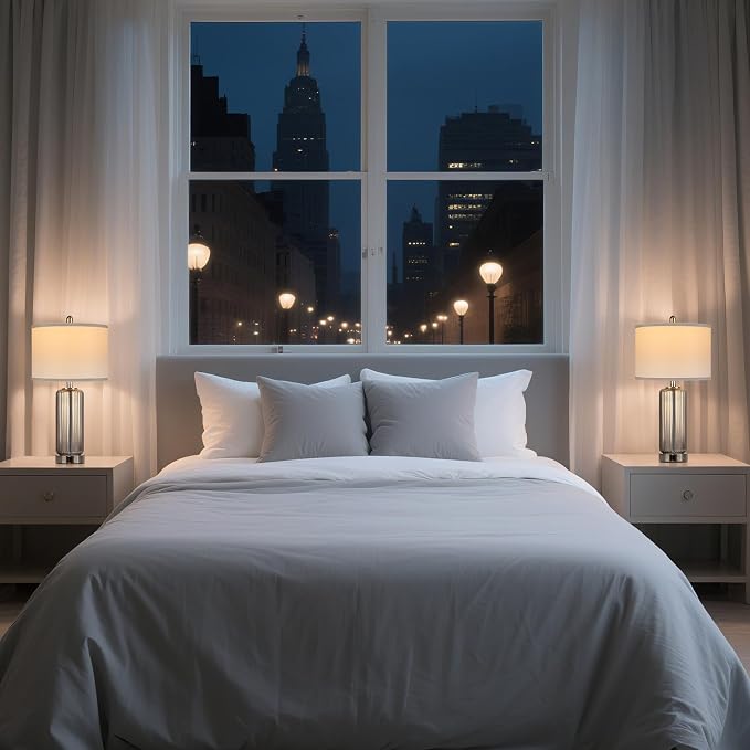 Table Lamps Set of 2 with Touch Control, 3-Way Dimmable Nightstand Lamp with - Image 7