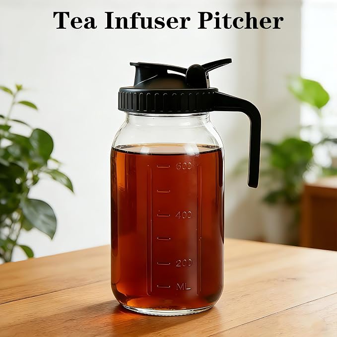 Cold Brew Coffee Maker, 32oz Mason Jar Pitcher - Image 7