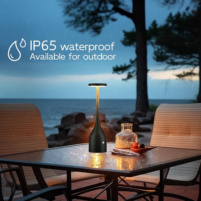 Yogaret 2 Pack Rechargeable Table Lamps Cordless, 5000mAh Battery Operated LED - Image 7