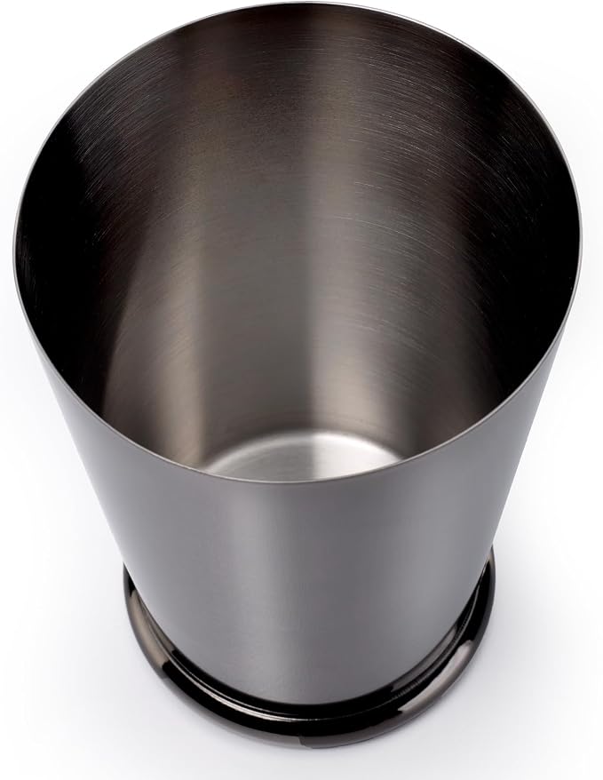 Barfly Cocktail Shaker with Weighted Bottom, Deluxe 18 oz, Gunmetal Black - Image 3