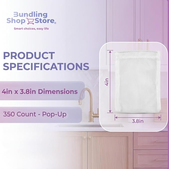Disposable Sink Strainer Bags – Mess-Free Kitchen Sink Drain Filter Mesh – - Image 8