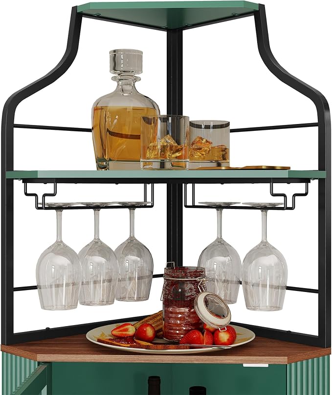 ARTPOWER Corner Bar Cabinet - Image 7