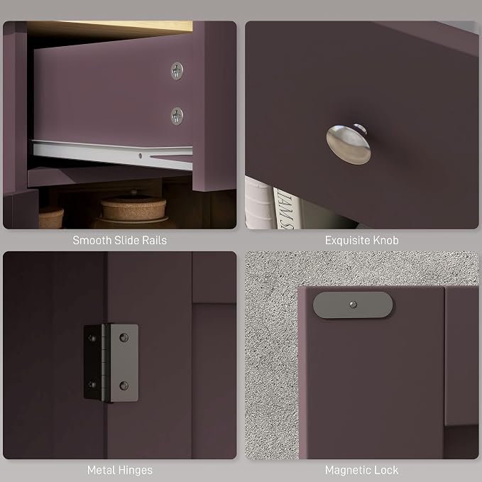 HOMCOM Sideboard Buffet Cabinet - Image 7