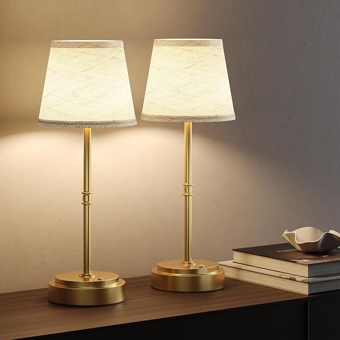 Cordless Table Lamp Rechargeable by Litluzecozy