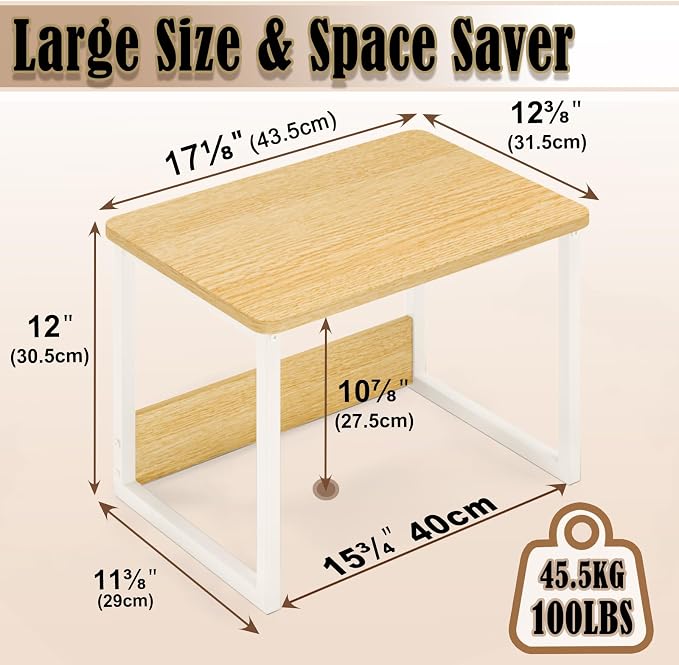 MARTY Kitchen Countertop Organizer Cabinet Shelf, 17x12.4 Large Spice Racks - Image 5