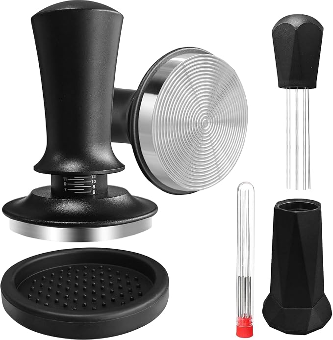 Espresso Tamper Calibrated Spring Loaded Coffee Tamper by Yeelan