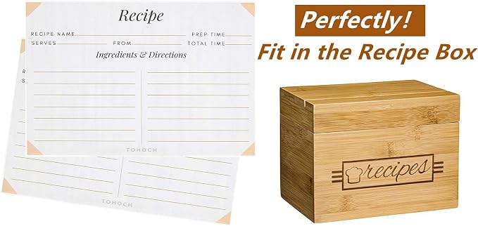 4x6 Recipe Card Protectors, 105 PACK Thick Recipe Card Covers Clear - Image 6