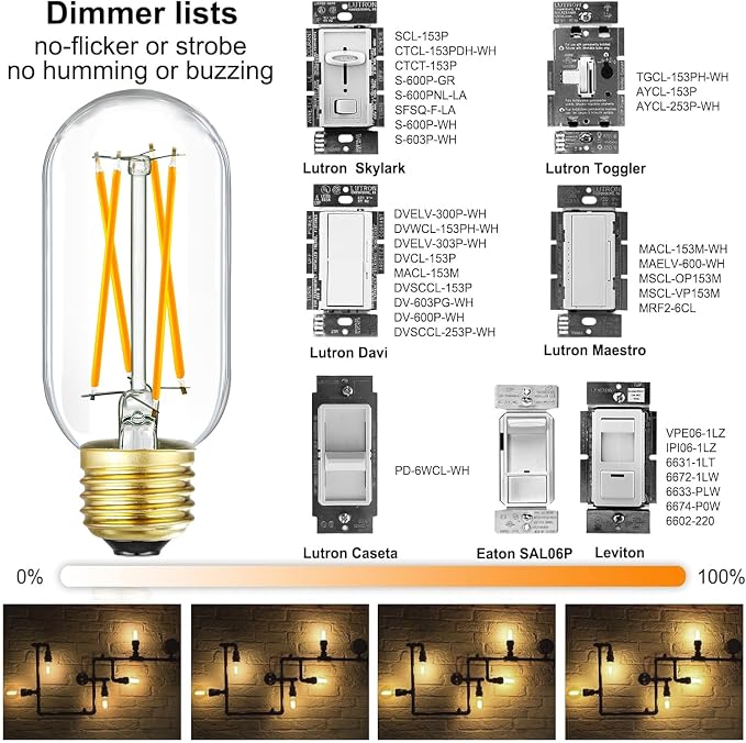 LEOOLS E26 LED Bulb 6W Equivalent e26 led Bulb 60 Watt Soft White 3000K - Image 6