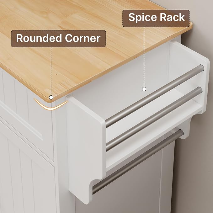 Gizoon Kitchen Island Cart - Image 6