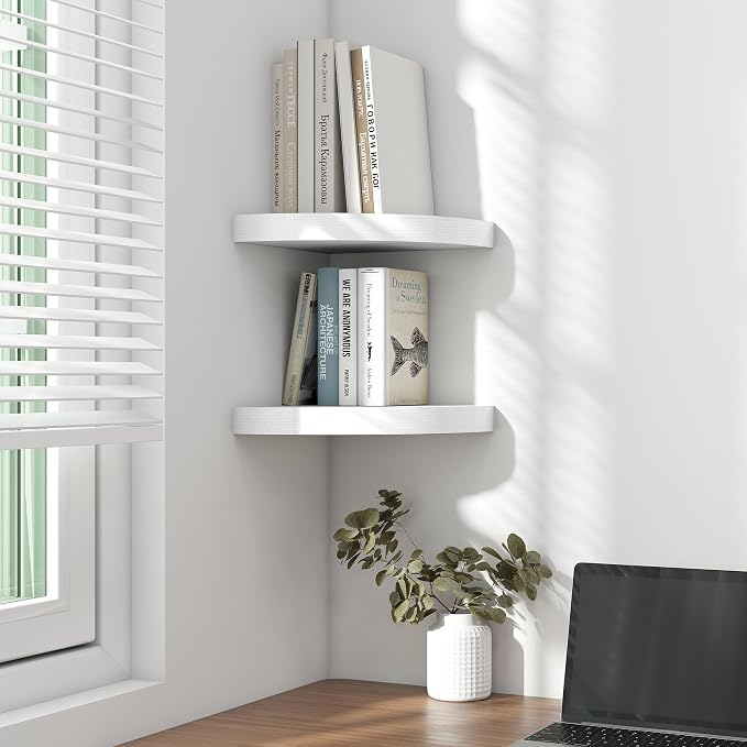 Fun Memories Floating Corner Shelves Set of 2 - Image 7
