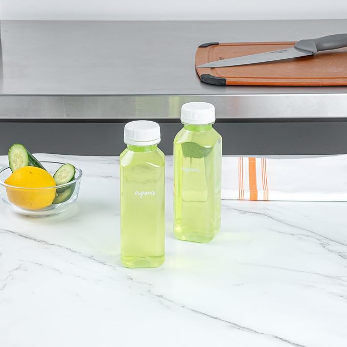 Restaurantware Label Tek 1.9 x 1 Inch Organic Juice Bottle Labels, 100 - Image 4