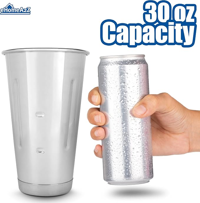 Malt Cup Stainless Steel Ice Cream Milkshake Commercial Grade 30 oz - Image 2