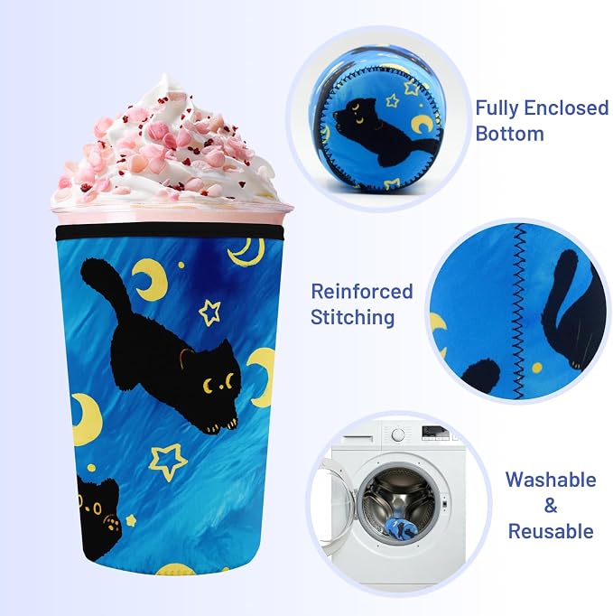 Iced Coffee Sleeve Reusable Cup Sleeves - Image 5
