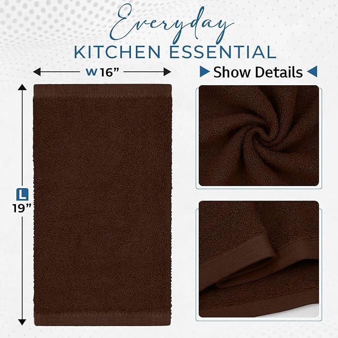 DAN RIVER Kitchen Bar Mops, 16 by 19 Inches, 100% Cotton Super Absorbent - Image 8