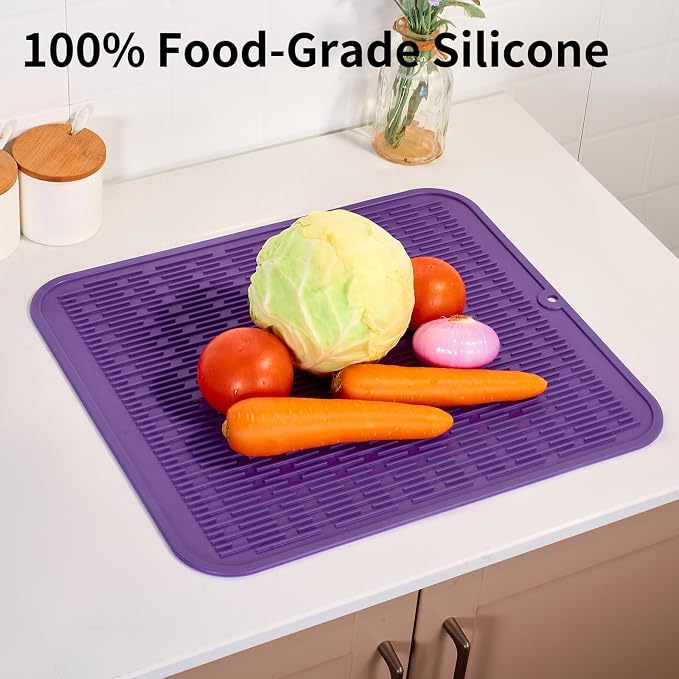 ZLR Heavy-Duty Silicone Dish Drying Mat - Image 9