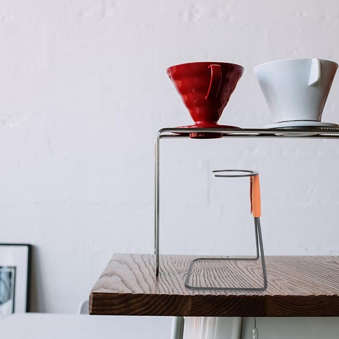 LABRIMP Household Iron Base Coffee Dripper Stand Metal Filter Cup Rack - Image 4