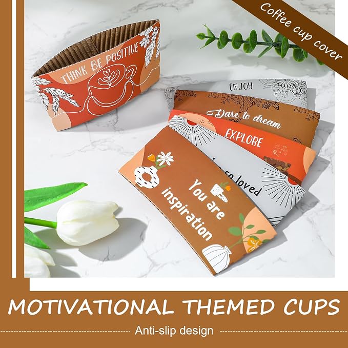 Dingion 200 Pack Coffee Cup Sleeves - Image 6
