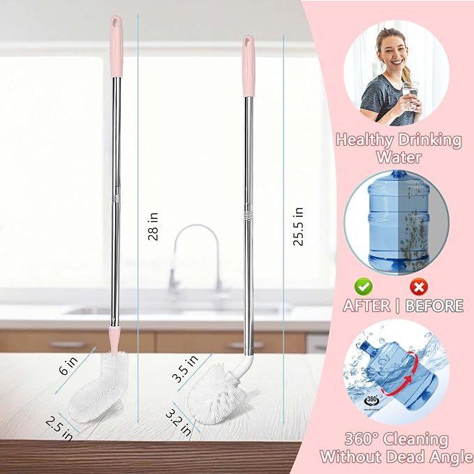 5 Gallon Water Jug Cleaning Brush, Carboy Brush & Bottle Cleaner - Image 2