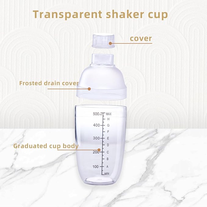 Plastic Bar Cocktail Shaker - Image 6