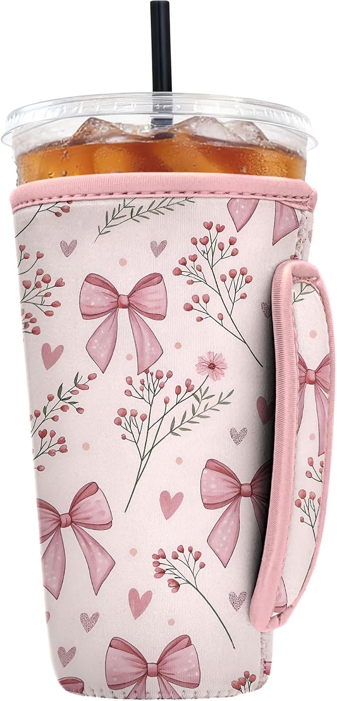 Reusable Insulated Neoprene Iced Coffee Sleeve by Cavllson