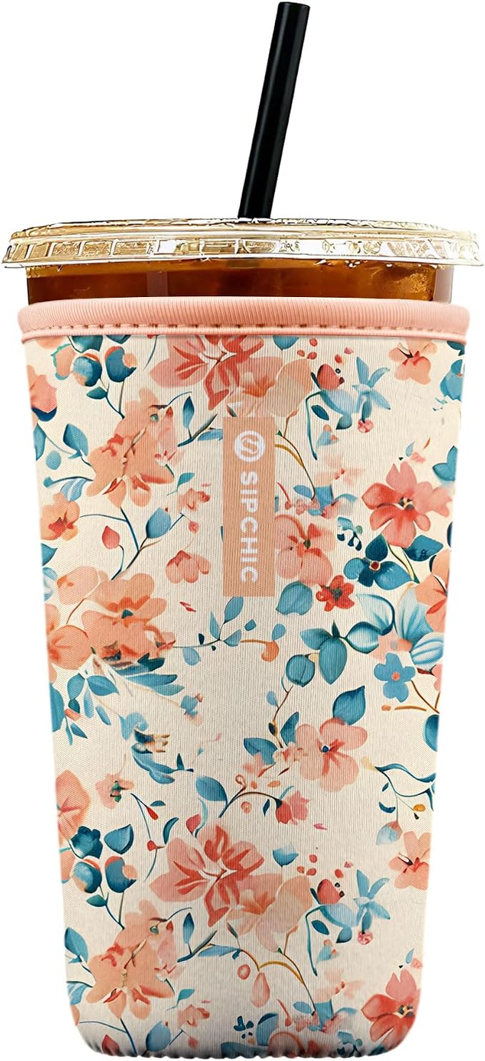 Iced Coffee Sleeve – Neoprene Reusable Cup Sleeves by Unknown