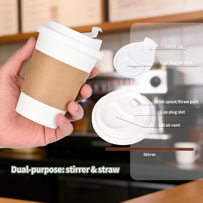 【200 Pack 12 oz coffee cups - Image 4