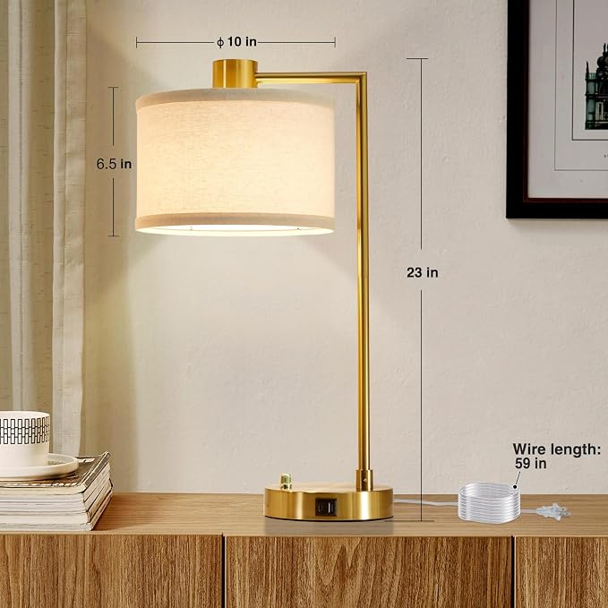 Luvkczc Table Lamp for Bedroom Set of 2 - Image 3