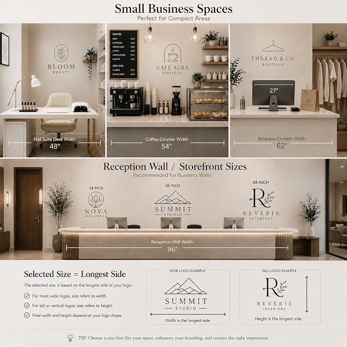 Custom Acrylic Business Logo Sign, Personalized 3D Laser Cut Wall Sign - Image 8