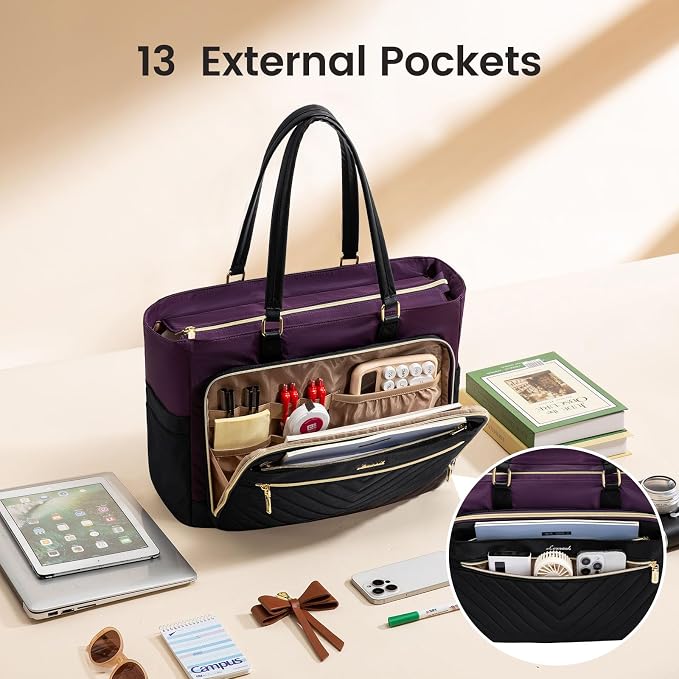 LOVEVOOK Tote Bag, Laptop Bag for Women - Image 4