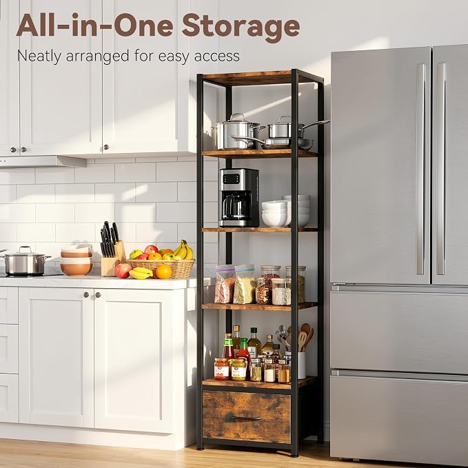 Housolution 6 Tier Bookshelf - Image 6