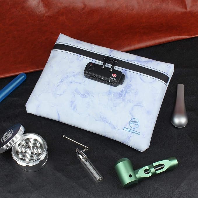 FIREDOG Smell Proof Bag with Combination Lock, 6x9 Odor Proof Pouch Case - Image 8