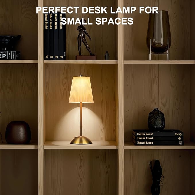 FRIDEKO HOME Rechargeable Table Lamp Gold - Image 8