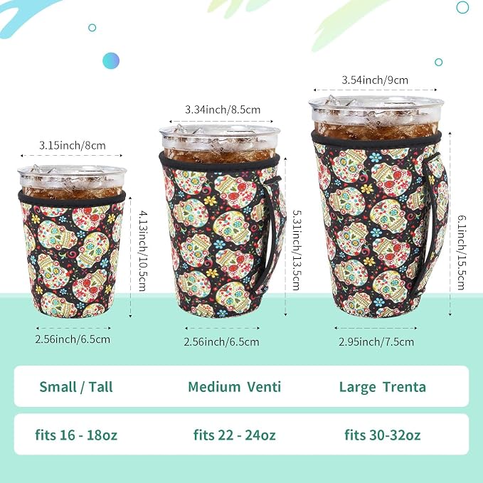 Iced Coffee Sleeve Insulator Sleeves - Image 2