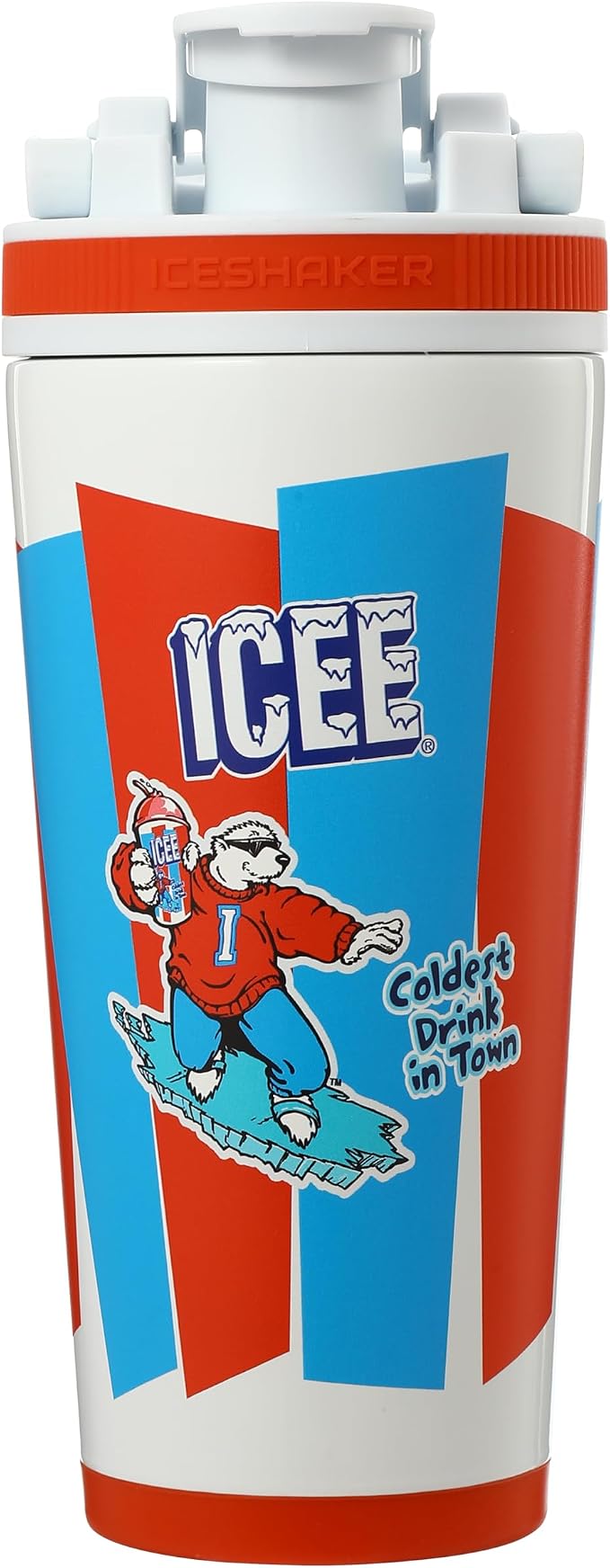 Ice Shaker Insulated Stainless Steel Shaker Bottle | 26oz, ICEE | Cold by IceShaker